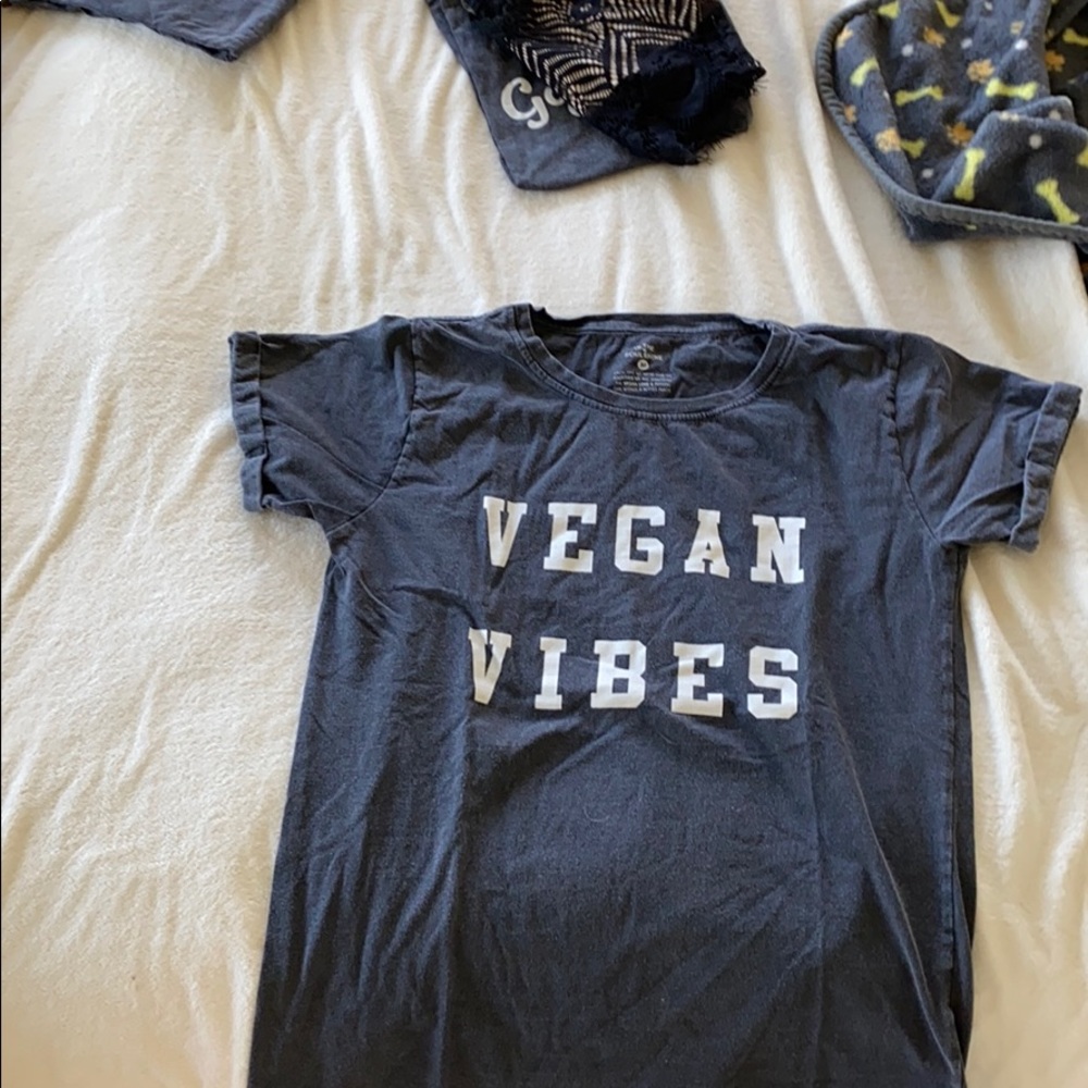 Vegan vibes t shirt in the soulshine